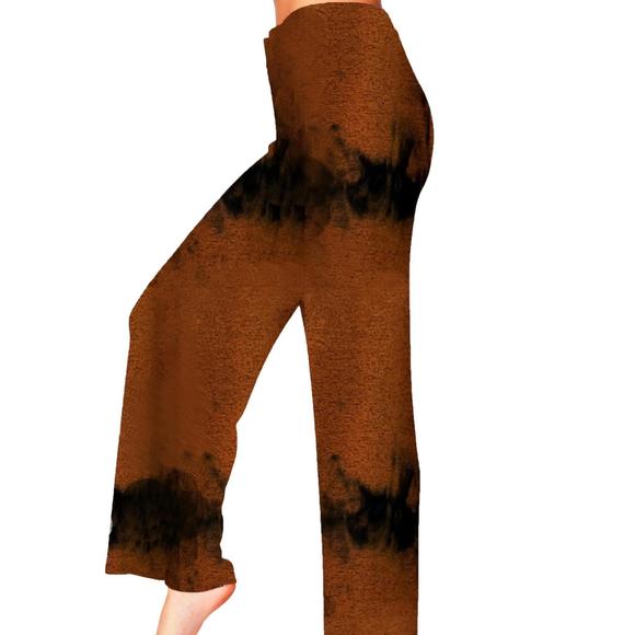NEW FRENCH KYSS marble wash lounge pant in spice - Picture 1 of 1